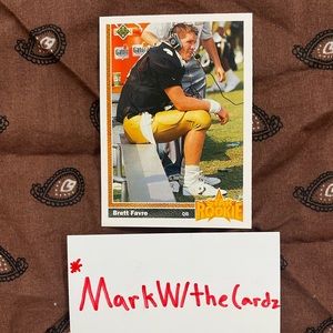 1991 NFL Upper Star Rookie Brett Favre